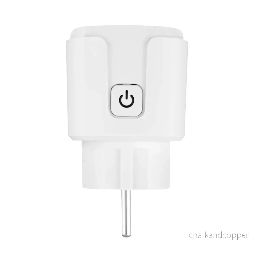 GreenBlue WiFi-styrd eluttag, Android/iOS/Alexa/Google Home, timer, effektmätare, max 16 A/3 840 W, GB735 W, 2 st - Bild 2