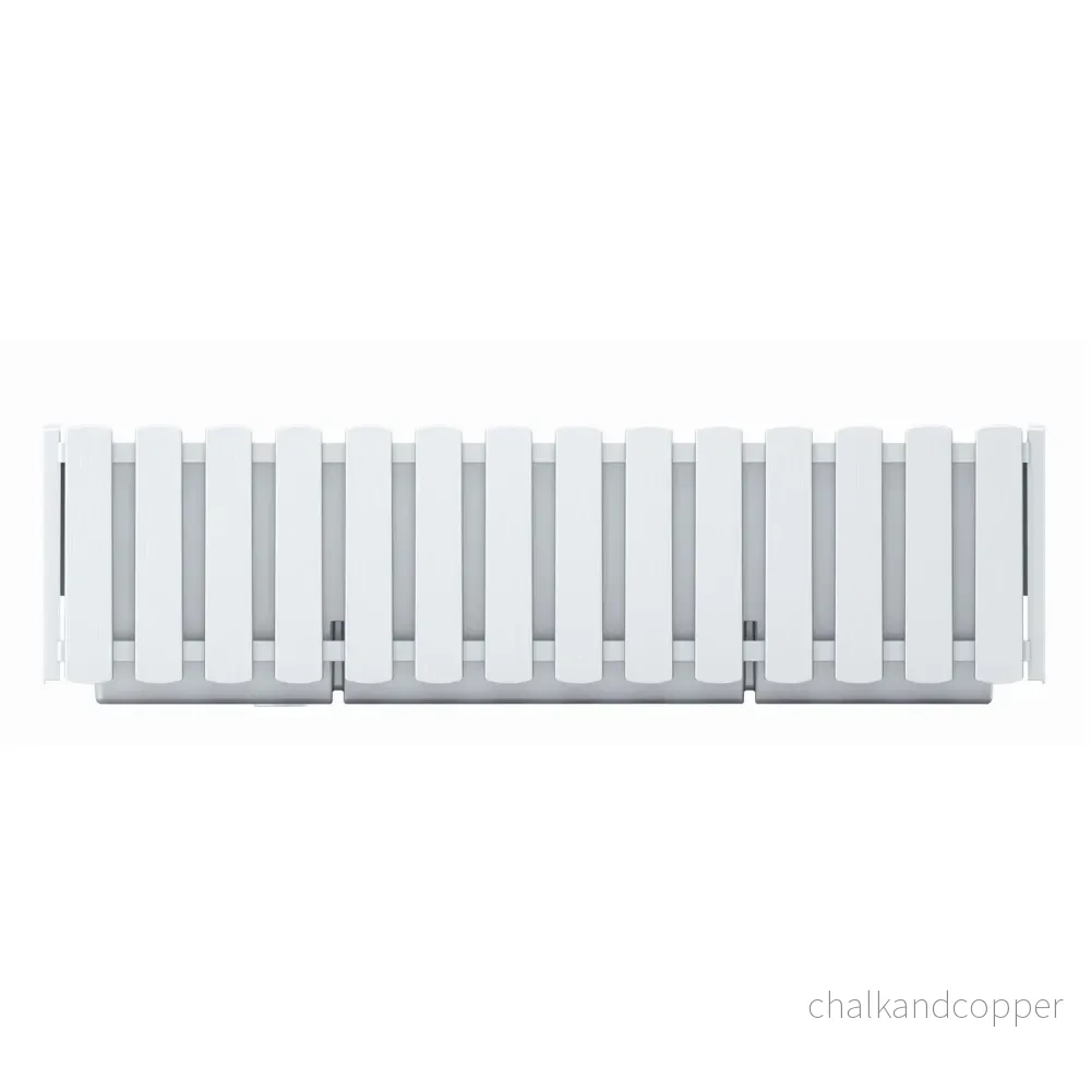 Boardee Fencycase balkonglåda vit DDEF600-S449