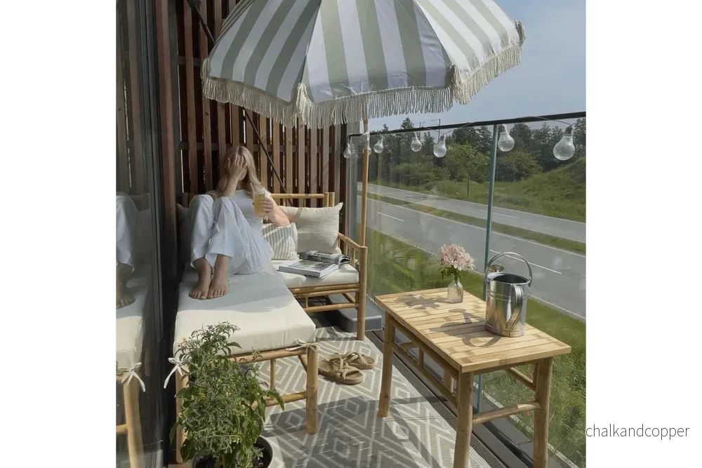 Beate bambu loungesoffa - höger - Bild 3