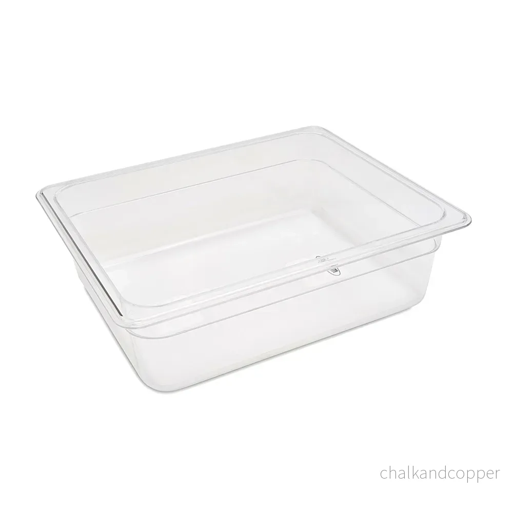 Gastronormbehållare - 3 st - 1/2 GN - 10 cm djup - Polykarbonat