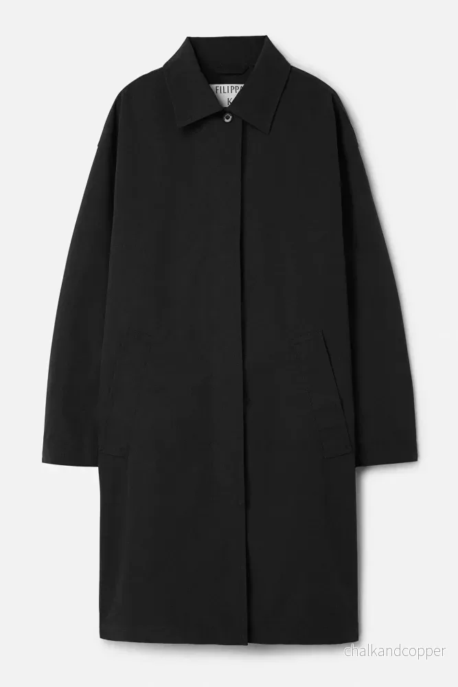 Cassie Car Coat Black Filippa K Cassie Car Coat Black Filippa K