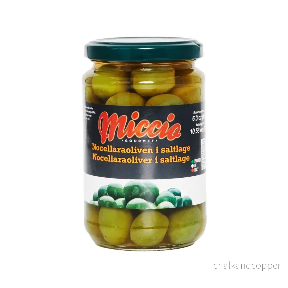 Nocellara del Belice PDO Gröna Oliver 300 g