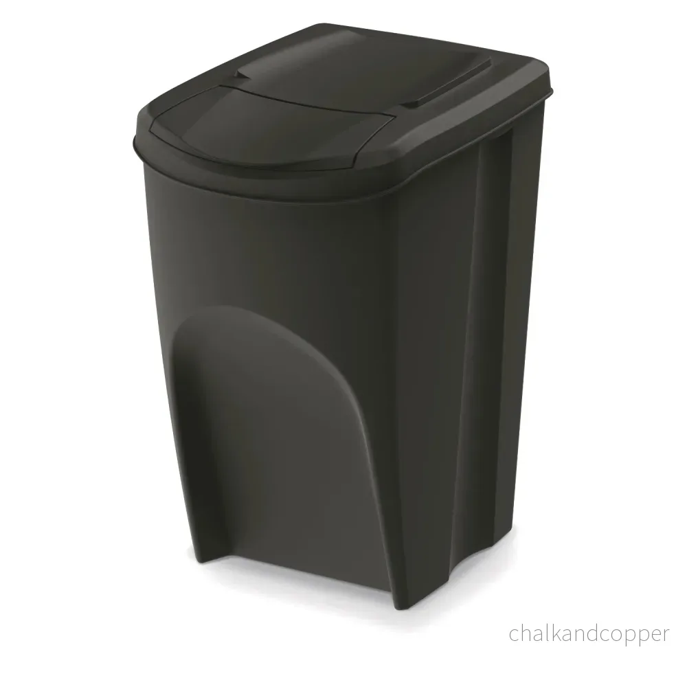 Keden Sortibox Avfallssepareringssystem 4x35L Set Avfallssepareringskärl Återvinning Återvinningskärl Avfallssorteringskorgar Plastsoptunnor - Bild 2
