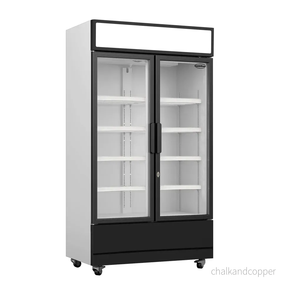 KYLSKÅP MED 2 GLASDÖRRAR FCU-750 KYLSKÅP MED 2 GLASDÖRRAR FCU-750