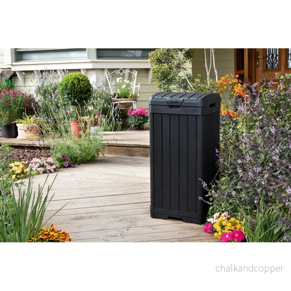 Keter Baltimore sopkorg 125L svart Höjd: 87,4 cm - Bild 2