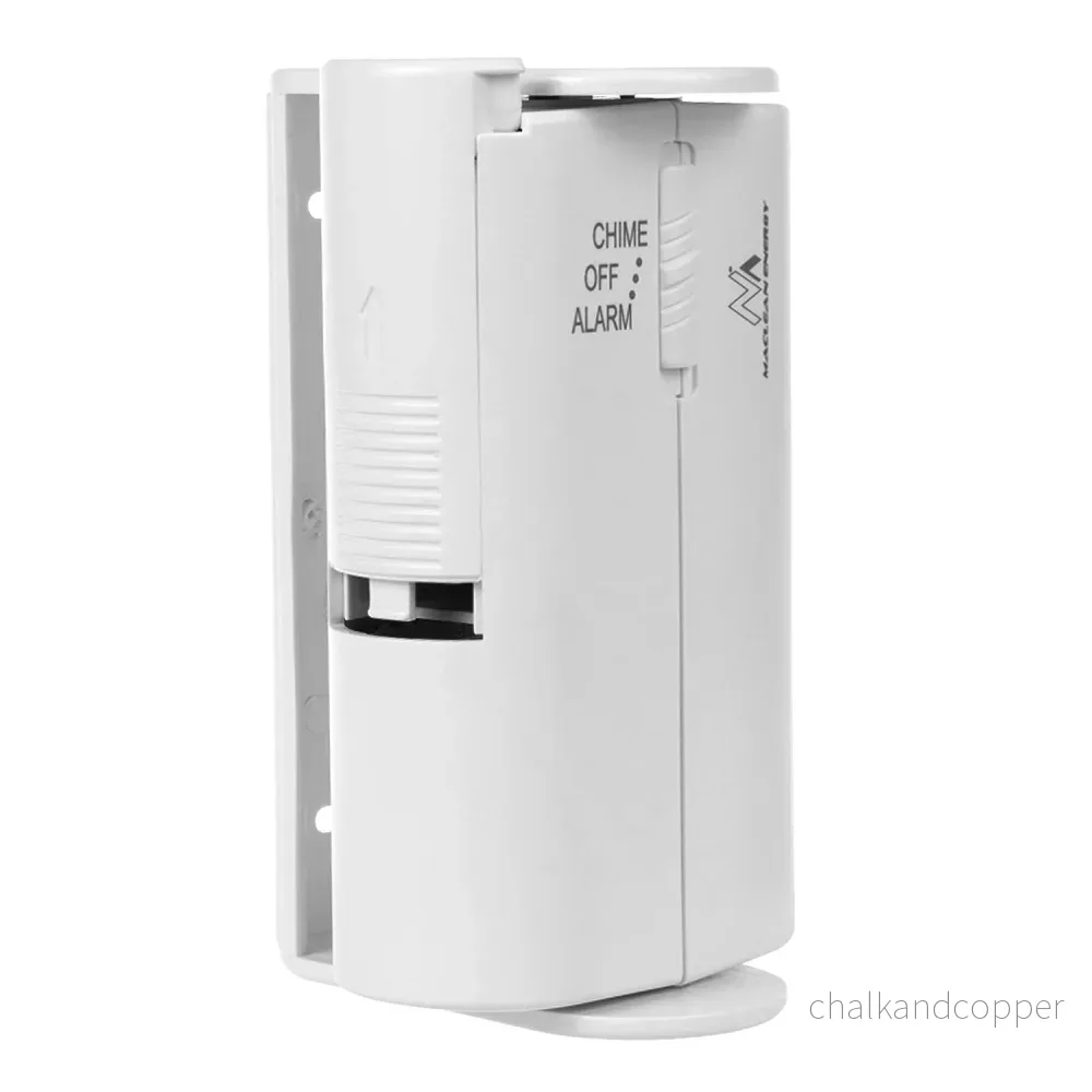 Maclean trådlös portvakt, PIR-sensor, räckvidd 8 m, 9V DC-batteri, volym över 70 dB, MCE311 W. - Bild 3