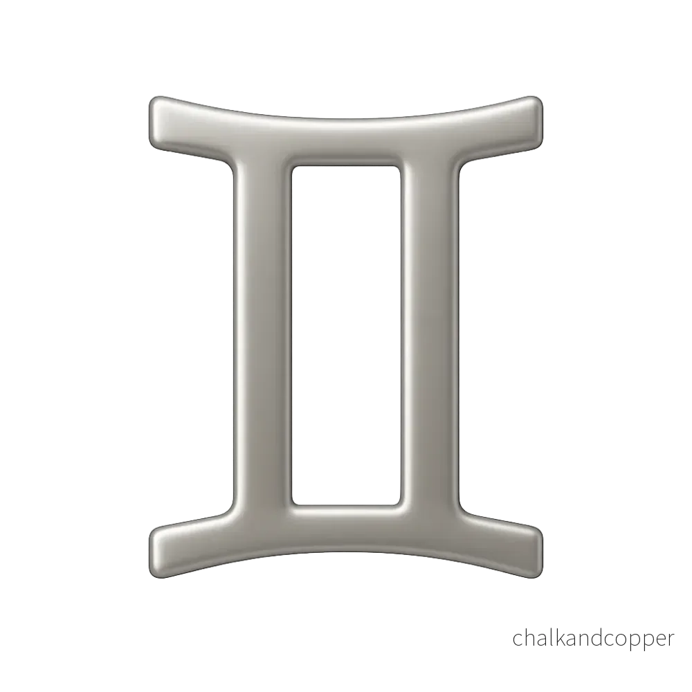 Zodiak Glyf – Gemini (Tvillingarna) - Bild 3
