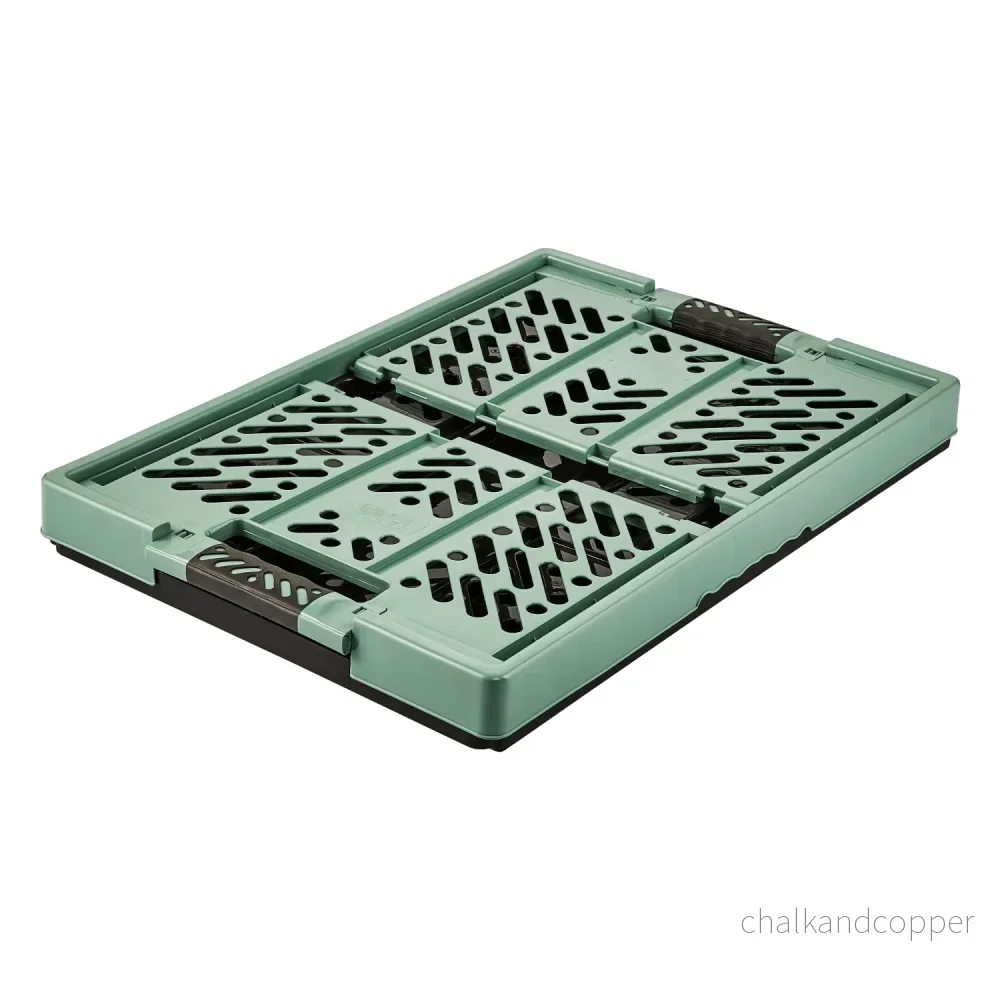 Multi-purpose plast fällbar korg grön Keeeper - Bild 3