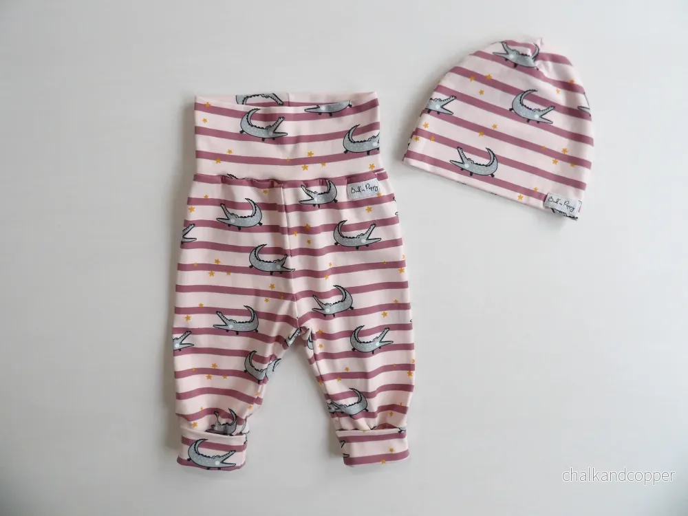 Little One Set Moon Crocodile Blush - storlek 50 & 56 - Bild 2