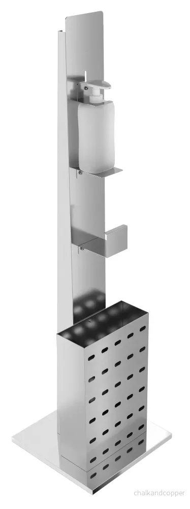 SS DESINFEKTIONSDISPENSERSTOLPE INKL. DISPENSER