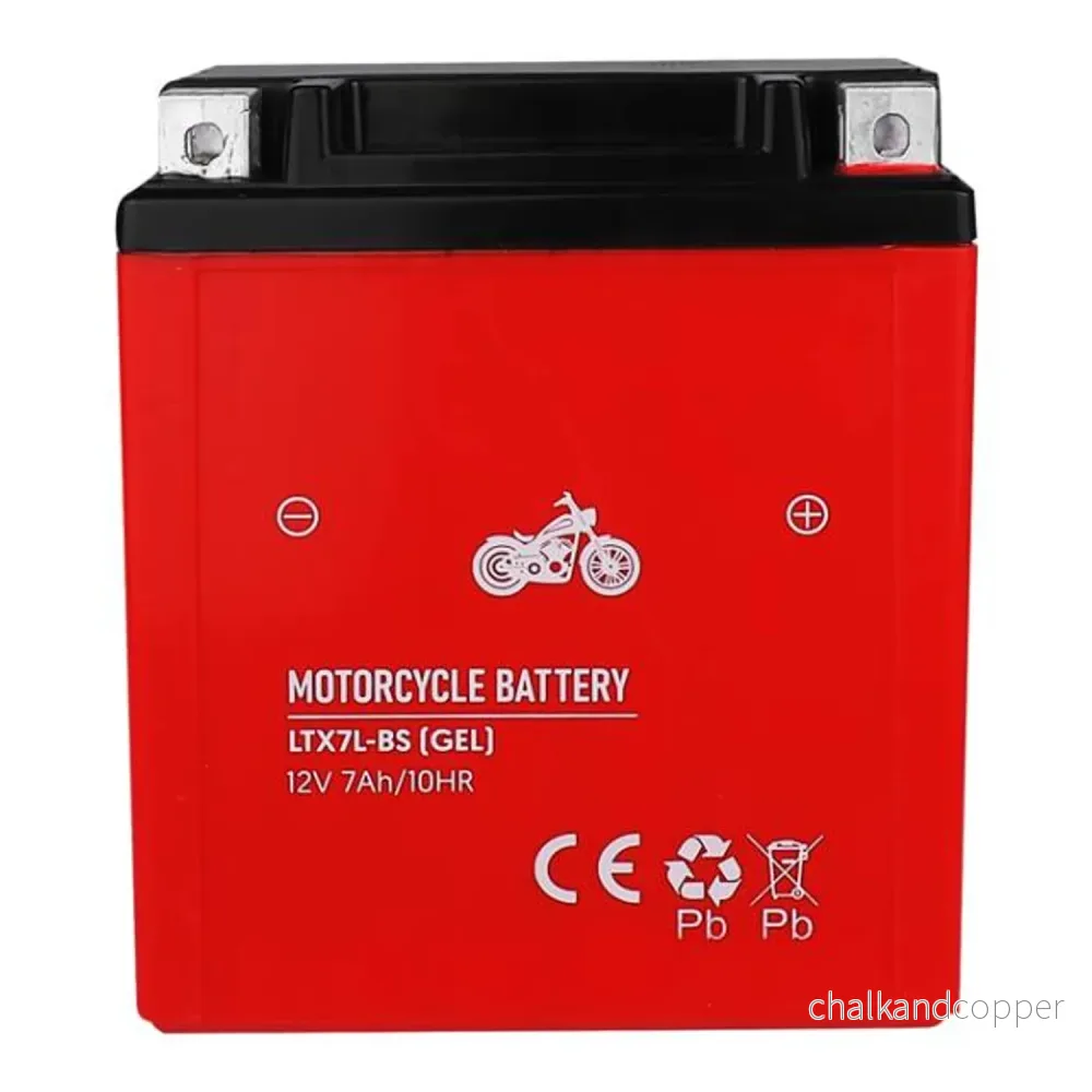 Gelbatteri Lamex, Motorcykel, 12V, 7Ah, LTX7L-BS