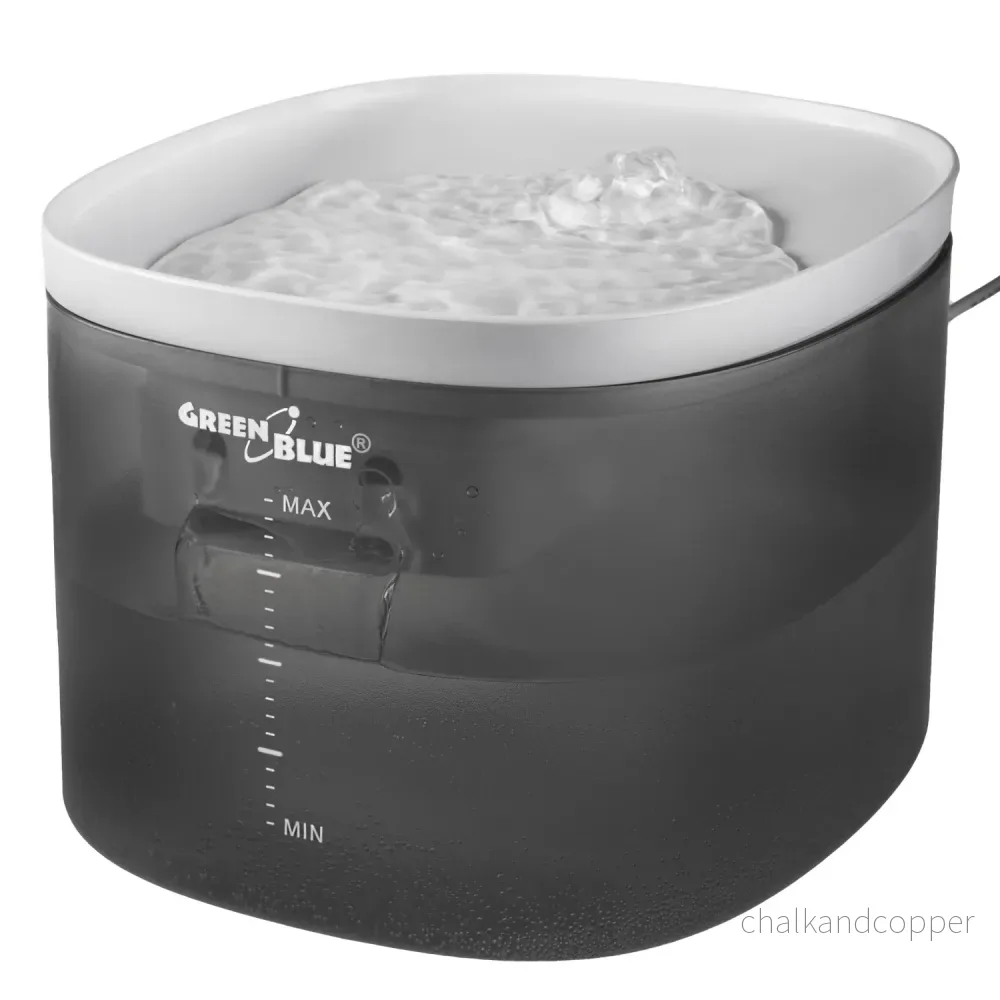 GreenBlue automatisk vattendispenser / husdjursdryckare, 3L, USB 5V1A, GB392 + 6 reservfilter GB394 - Bild 2