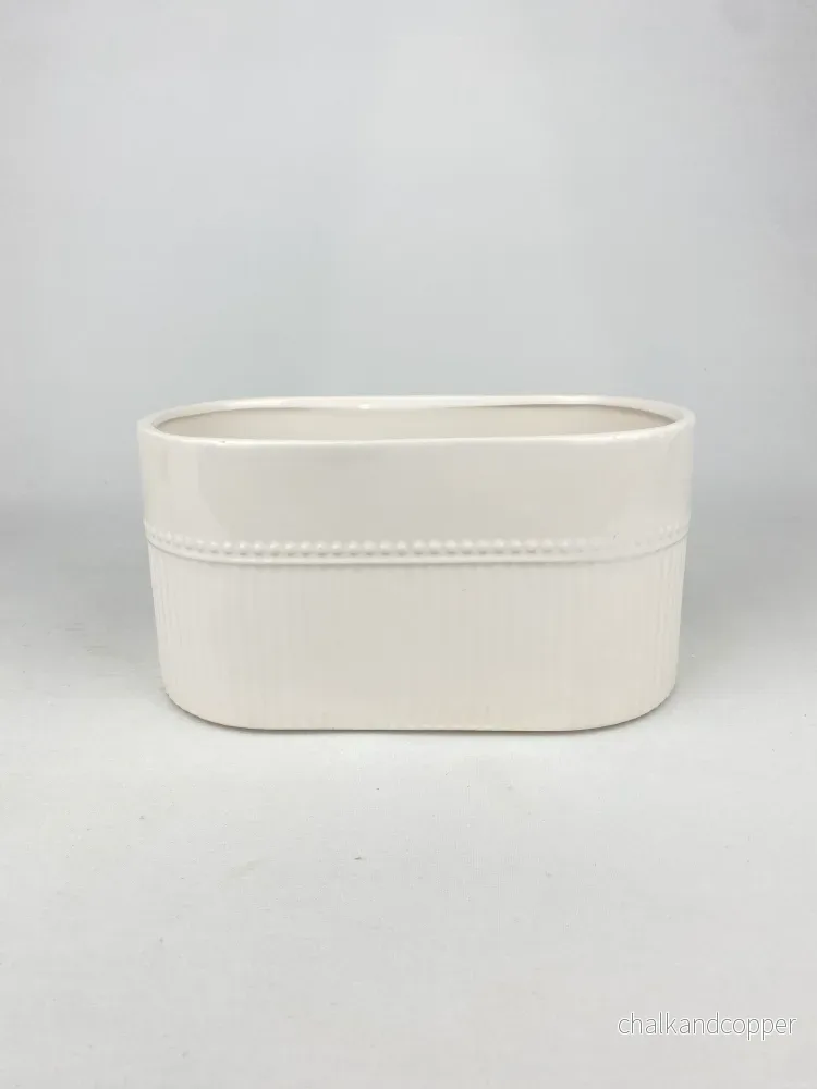 Kruka oval stor