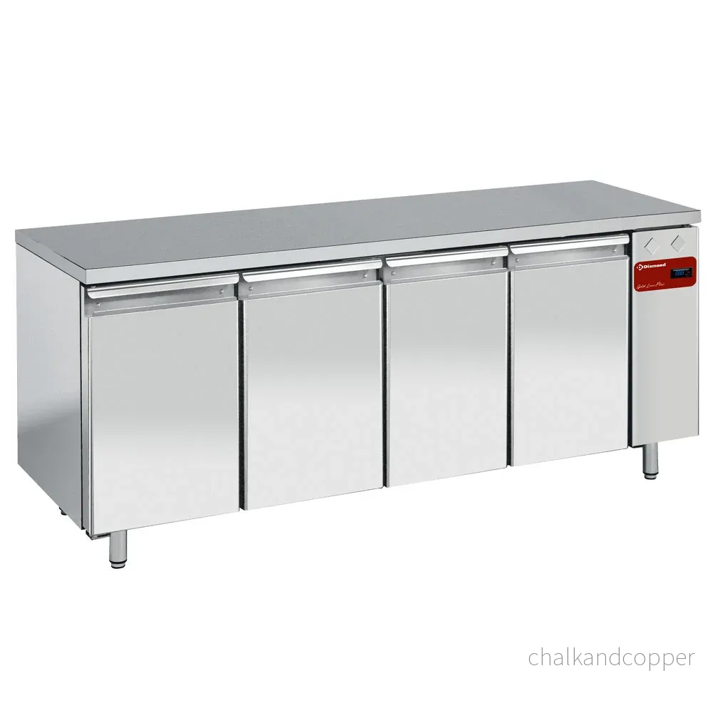 Kylbord, ventilerat, 4 dörrar GN 1/1, (utan grupp)