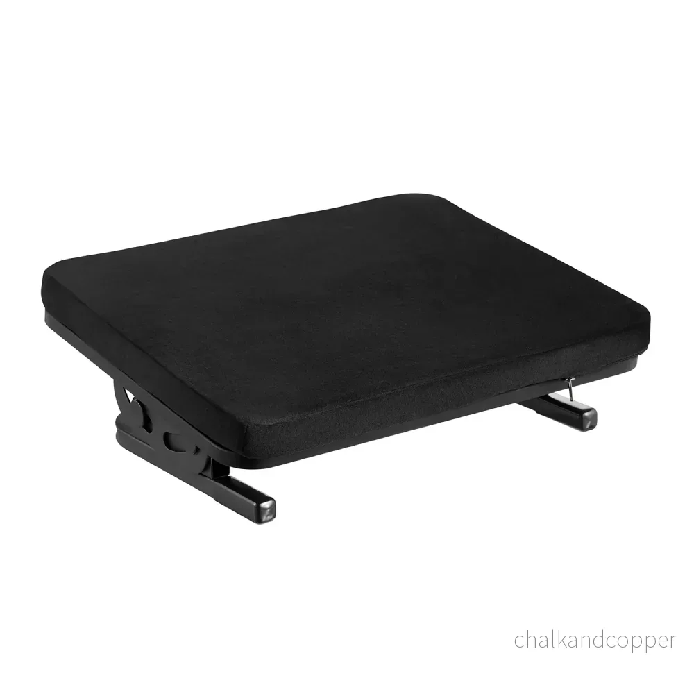Maclean ergonomiskt fotstöd, benstöd, steglöst justerbar vinkel, avtagbar dyna, MC-460 - Bild 3