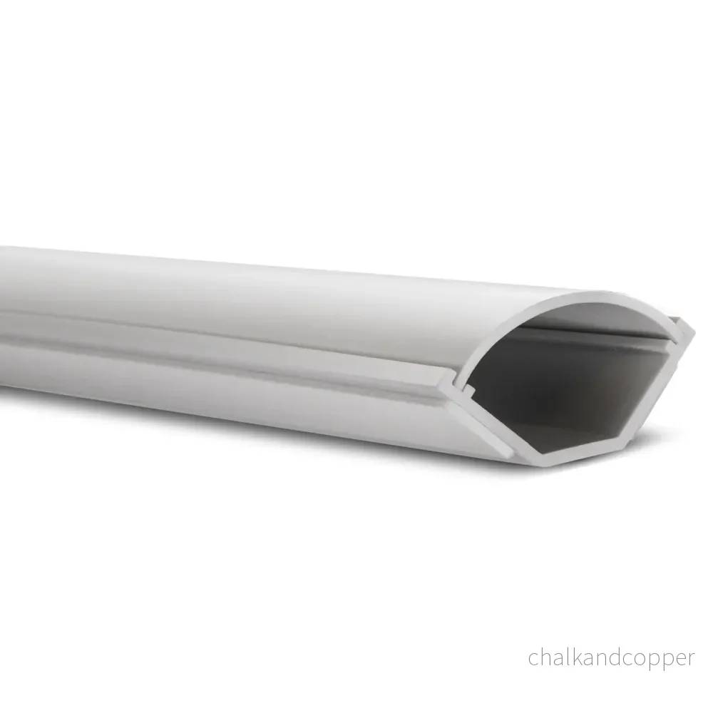 Maskeringslist Maclean, Kabelkanal, Med tejp, Vit, 1,5m 73*42mm, MCTV-577 - Bild 3