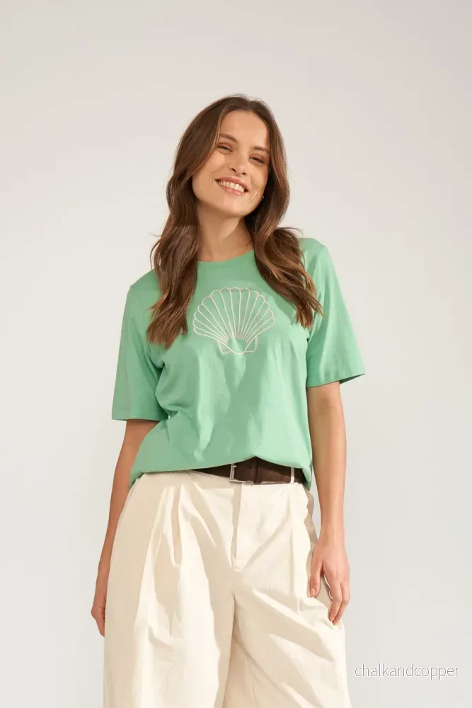 Tide T-shirt Absinthe Green Nümph Tide T-shirt Absinthe Green Nümph