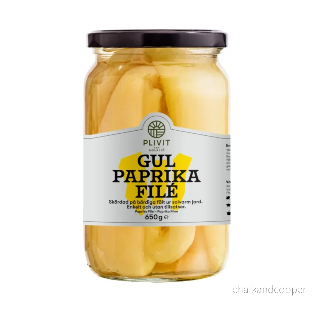Paprikafilé gul 650 g – Plivit