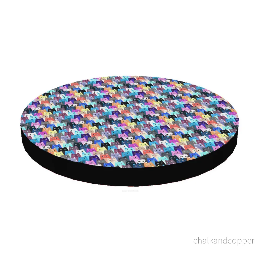 Bertoni kattbädd / madrass, i elastiskt skum, diameter 55 cm, Meow, Ring design