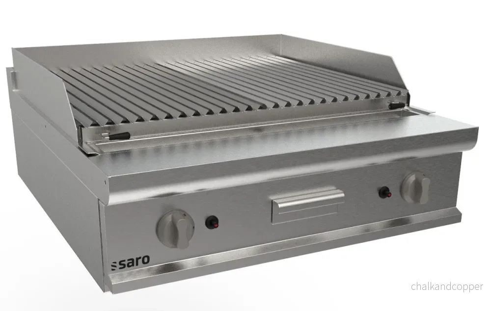 SARO Gasgrillbord med lavasten modell LQ / BS2BB