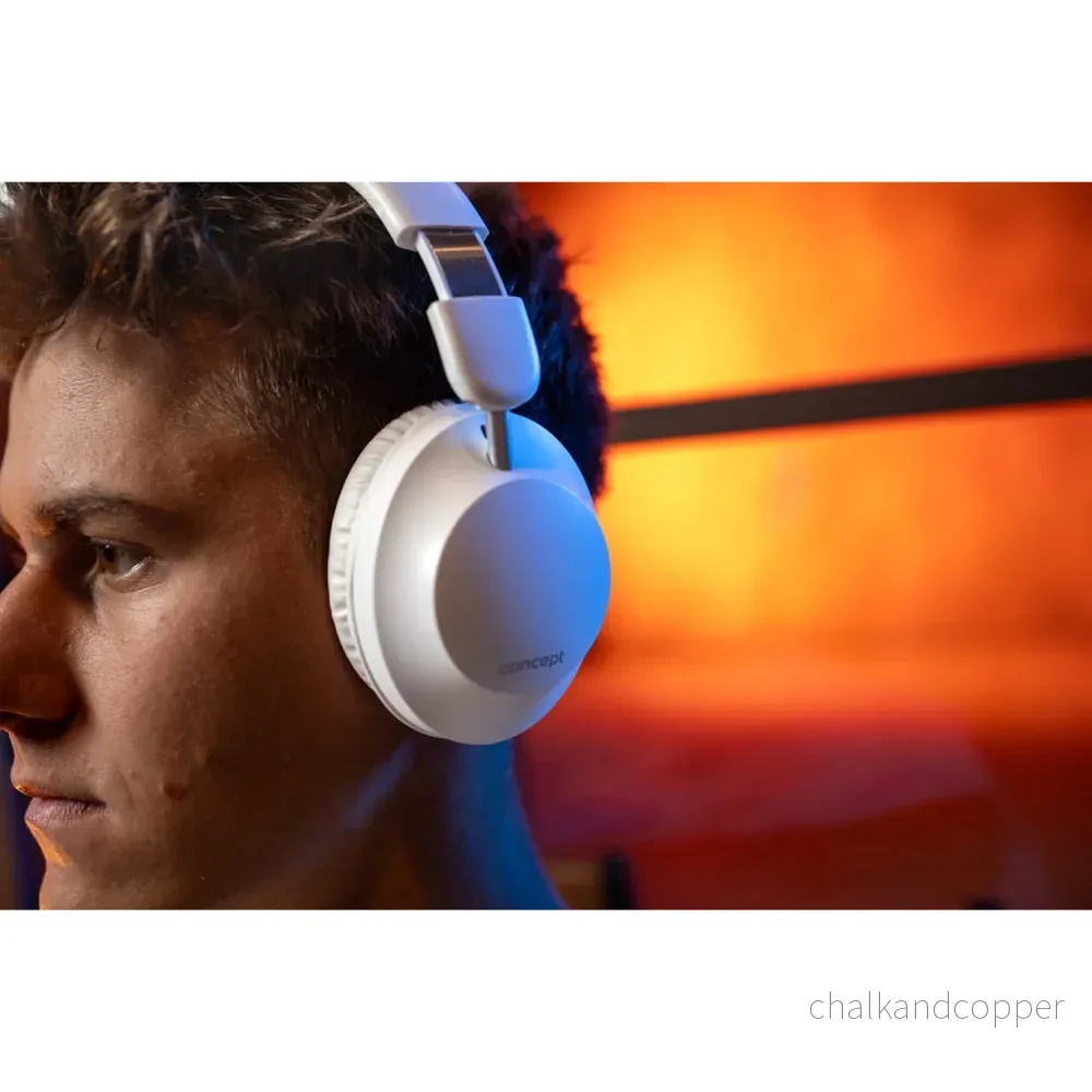 Concept SoundJoy trådlösa in-ear hörlurar, upp till 45 timmars uppspelningstid, Bluetooth 6.0, snabbladdning, aktiv brusreducering upp till 18dB, vit, HS4081 - Bild 3