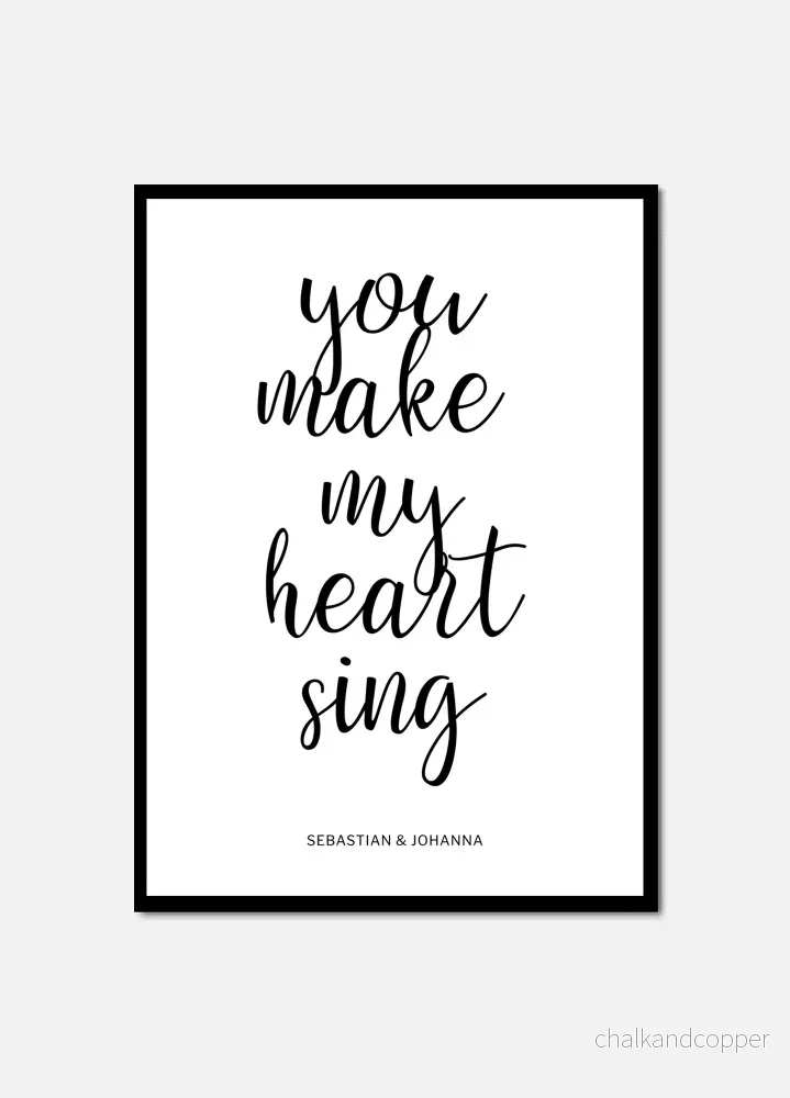 My hearts Song personal poster My hearts Song personal poster