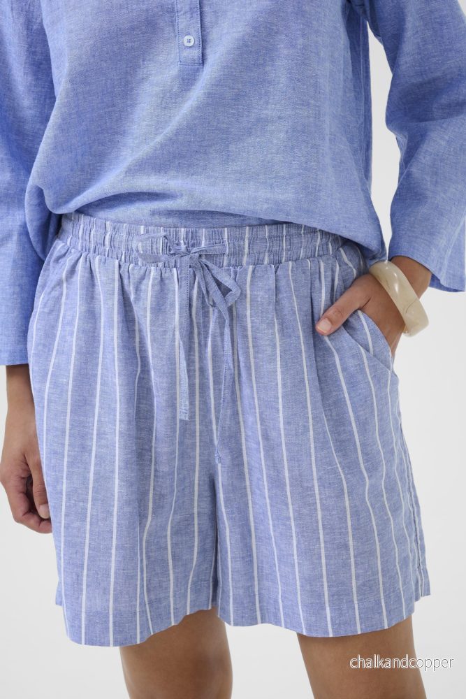 Arletty Shorts Powder Blue/Gardenia Stripe Culture Arletty Shorts Powder Blue/Gardenia Stripe Culture