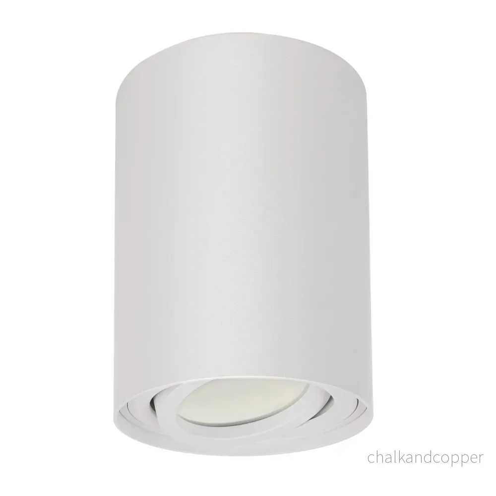 Halogen spotlight GU10 MCE422, 80x115mm, aluminium, vit
