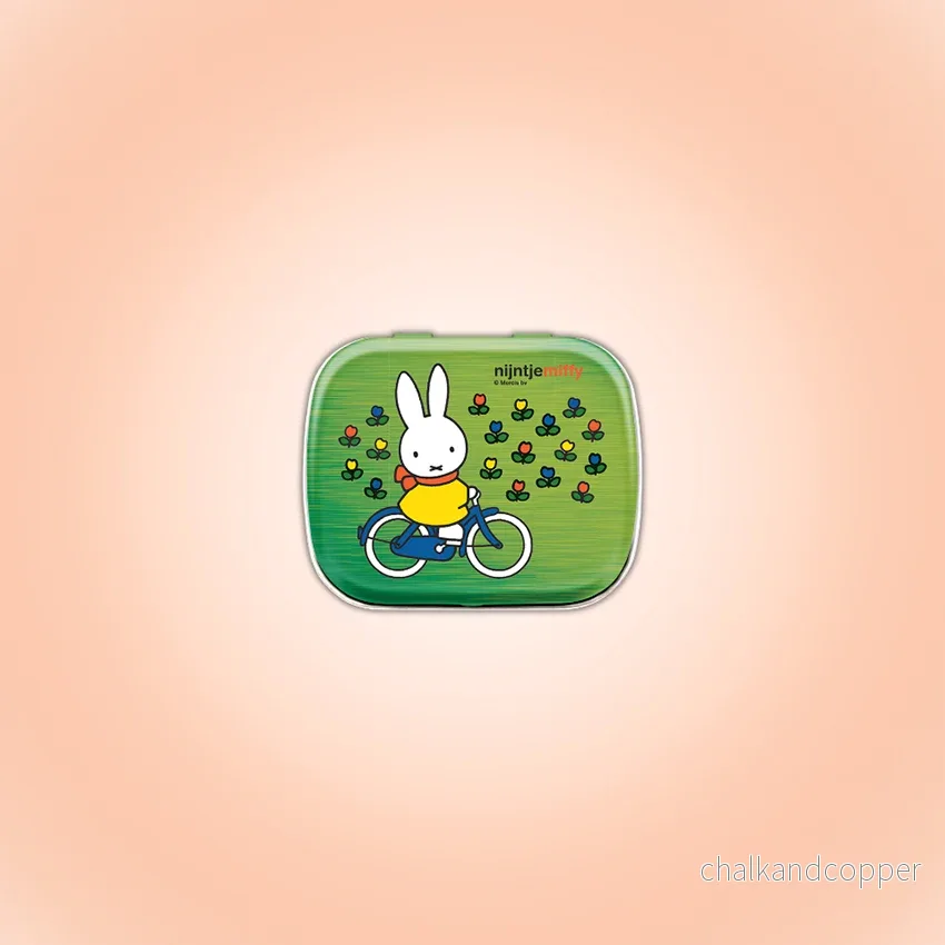 Miffy® sockerfria mintpastiller – Miffy på cykel (60×50×20 mm) - Bild 3