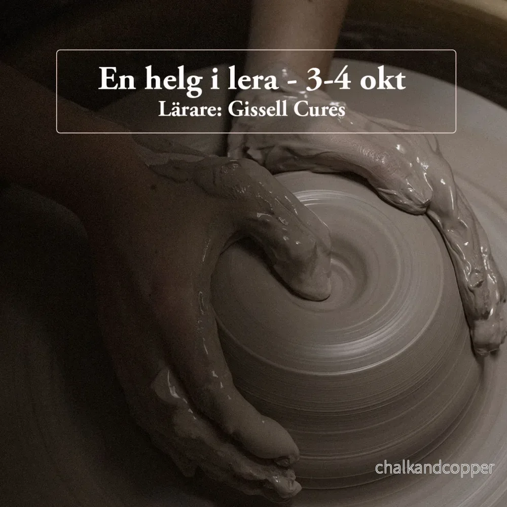 Helgkurs i drejning: 3-4 oktober 2026