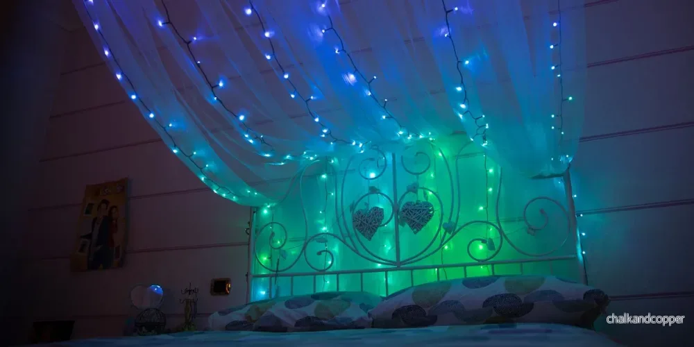 Julgransbelysning smart Twinkly Strings 600LED RGB 48m - Bild 3