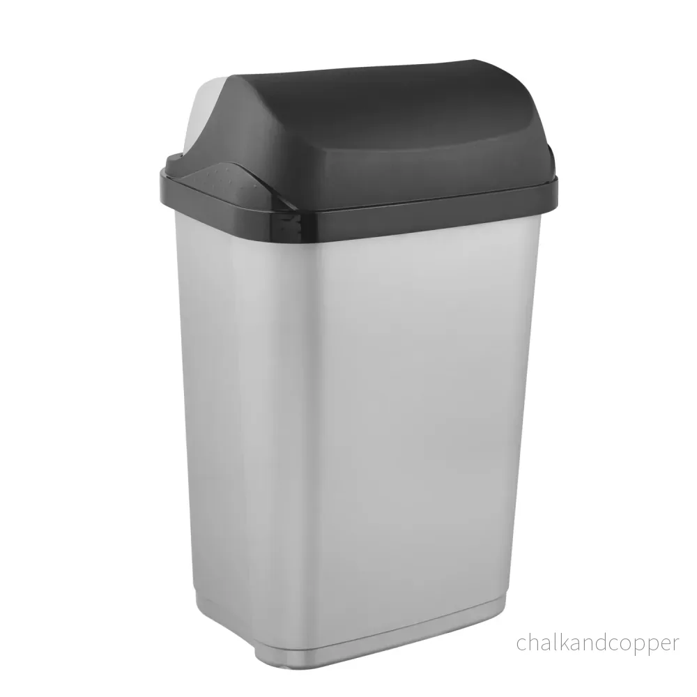 Keeeper Rasmus Soptunna Med Roterande Lock Kapacitet 25 L Silver - Bild 2