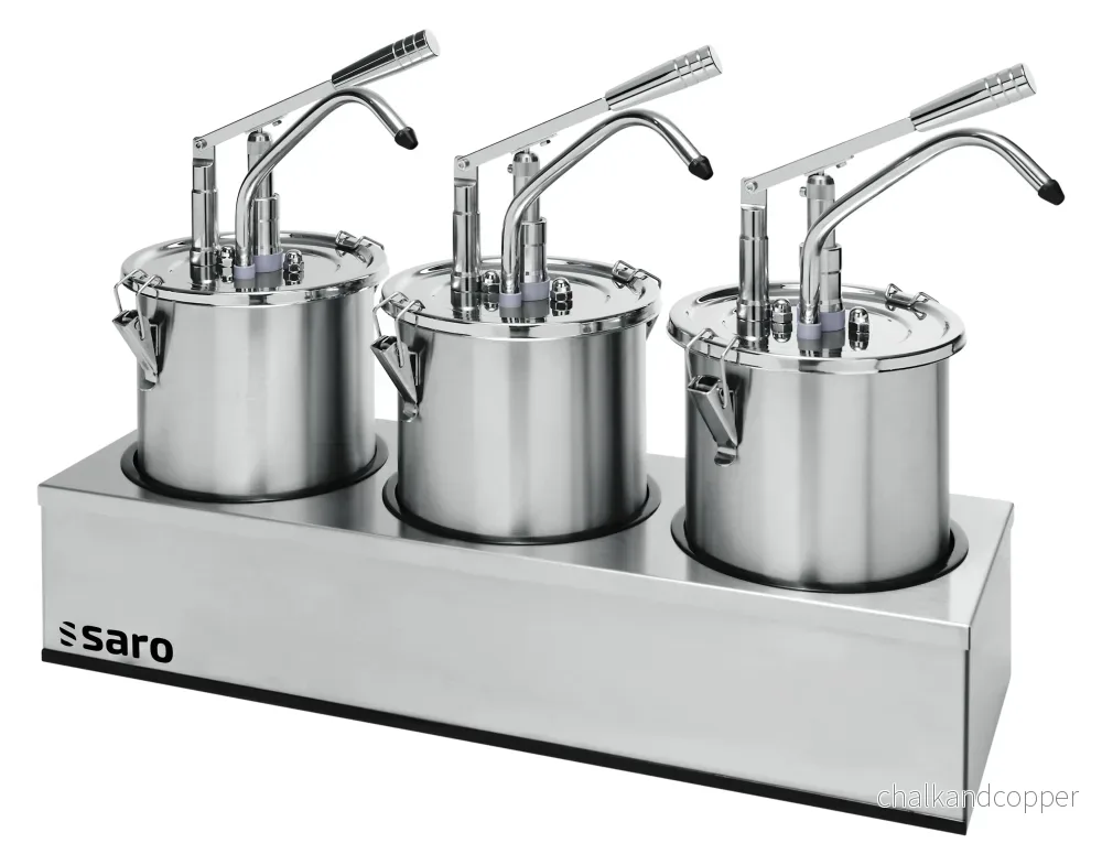 SARO Såsdispenser set om 3 modell PD-003