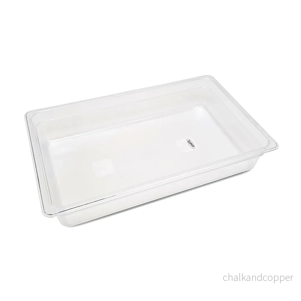 Gastronormbehållare - 3 st - 1/1 GN - 10 cm djup - Polykarbonat