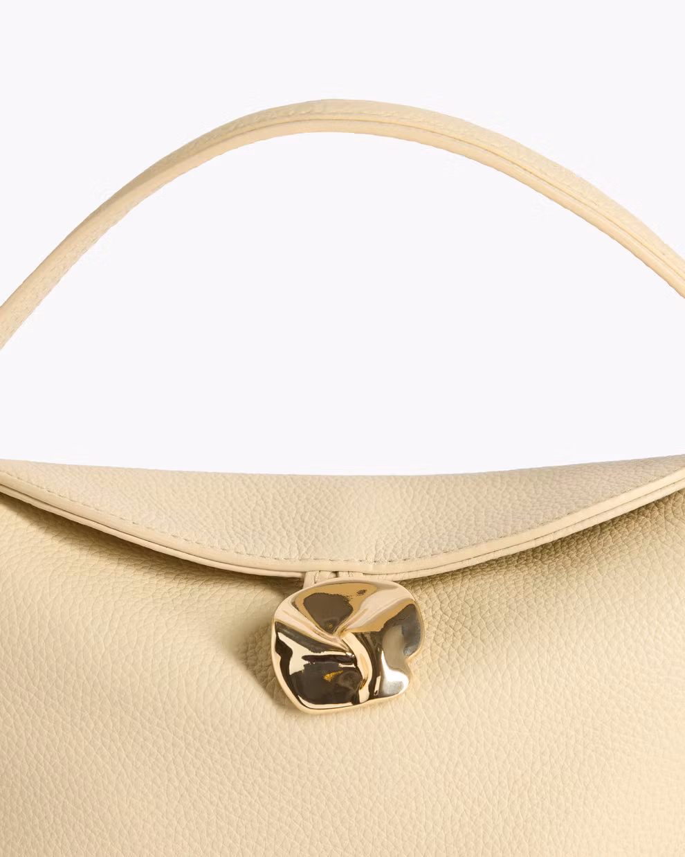 Hanna Mini Bag Grained Leather Creme Flattered - Bild 2