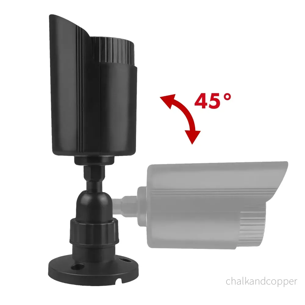 Attrapp av tubkamera, IR-LED-dioder, svart, strömförsörjning 2xAA (ingår ej), ABS, IR1800 B - Bild 3