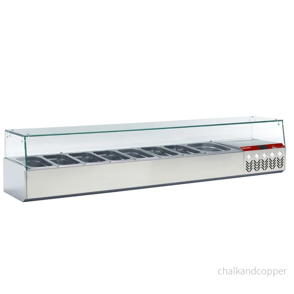 Kylkonstruktion GN 8×1/3, 1×1/9, med höger glas