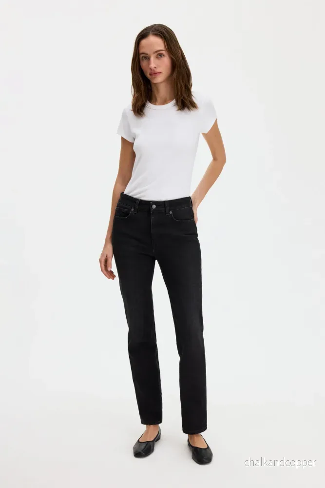 Stella Jeans Cropped Black Wash Filippa K Stella Jeans Cropped Black Wash Filippa K