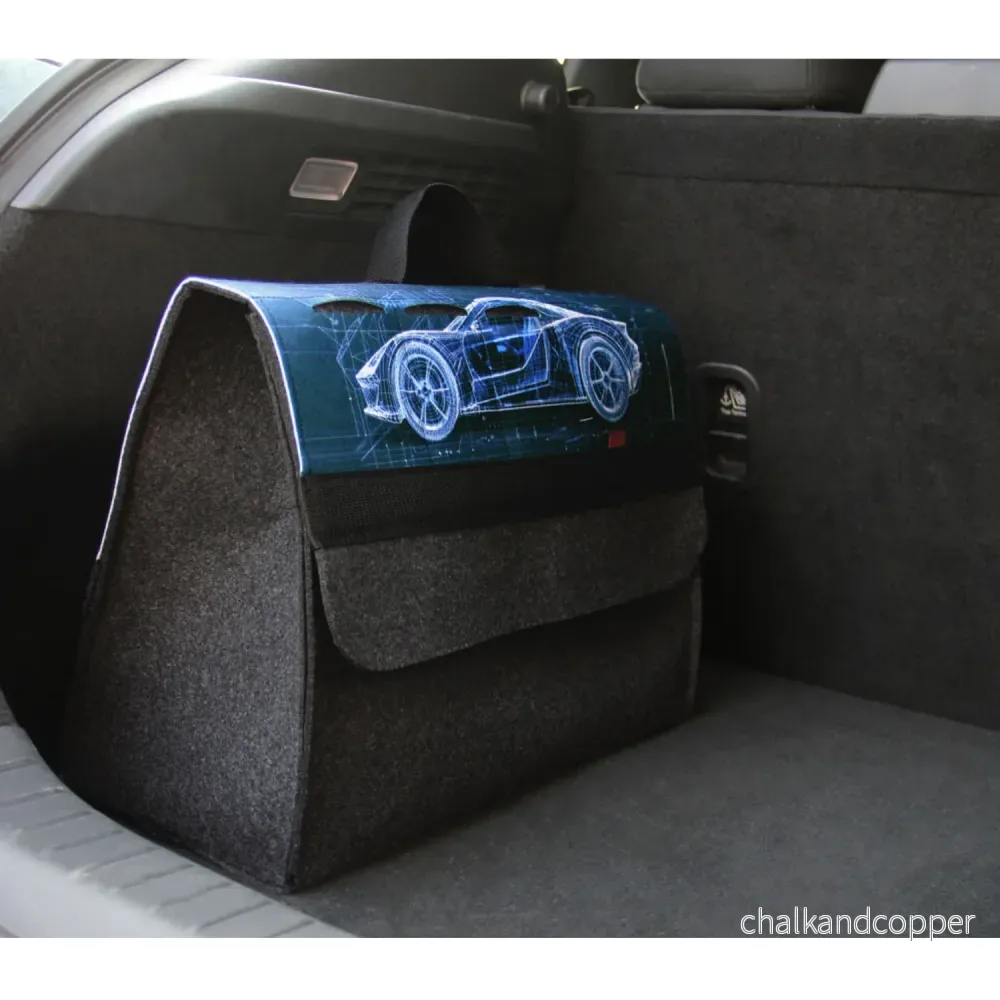 Arco Design väska, bagagerumsorganisatör, 46x20cm, B-LUX Automotive - Bild 3