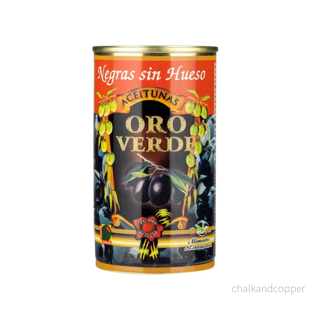 Oro Verde Cacereñaoliver Svarta Utan Kärna 350g