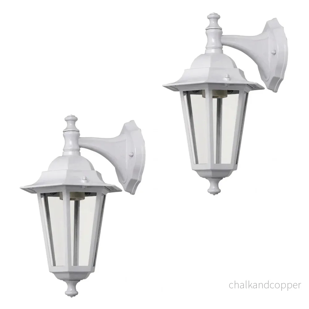 Utomhuslampa Velence Rabalux 8201, vit, E27, max 60 W, klassisk stil, 2 st