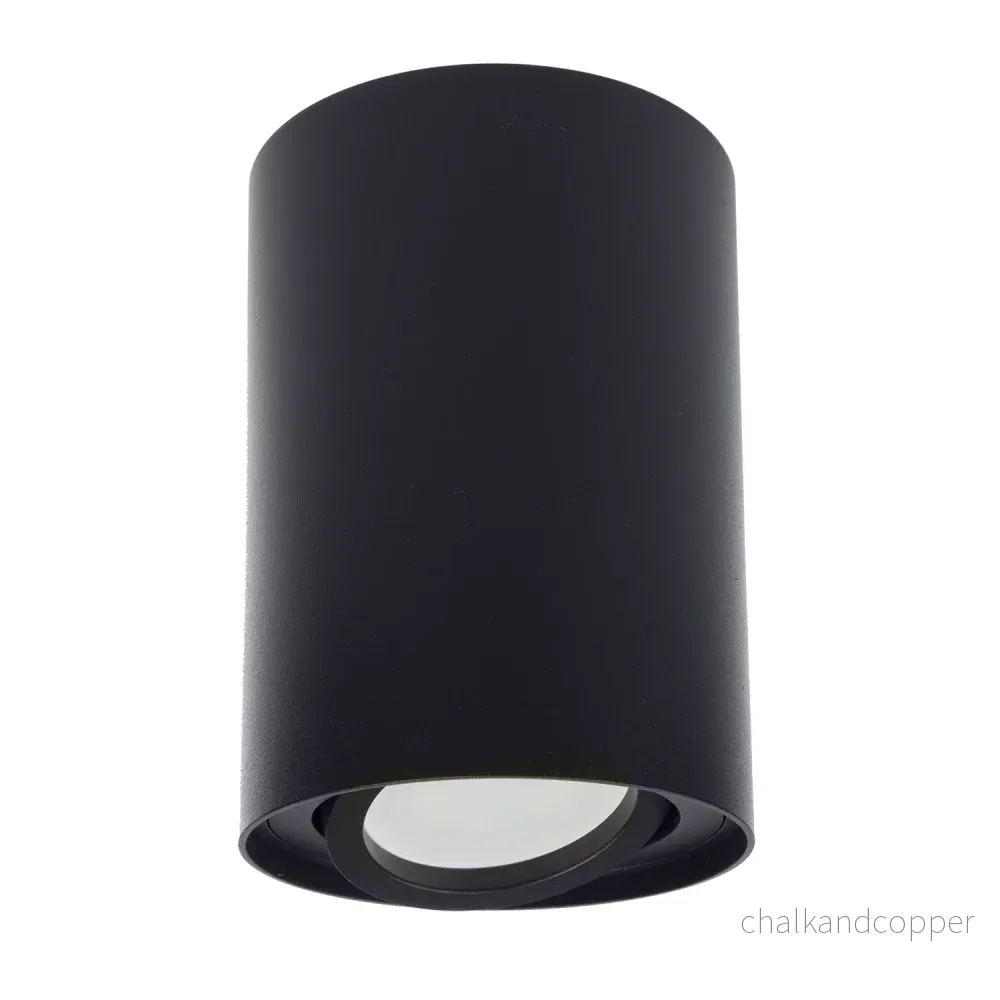 Maclean Round Plafond Black MCE422 B + LED-lampa GU10 5W 4000K - Bild 2