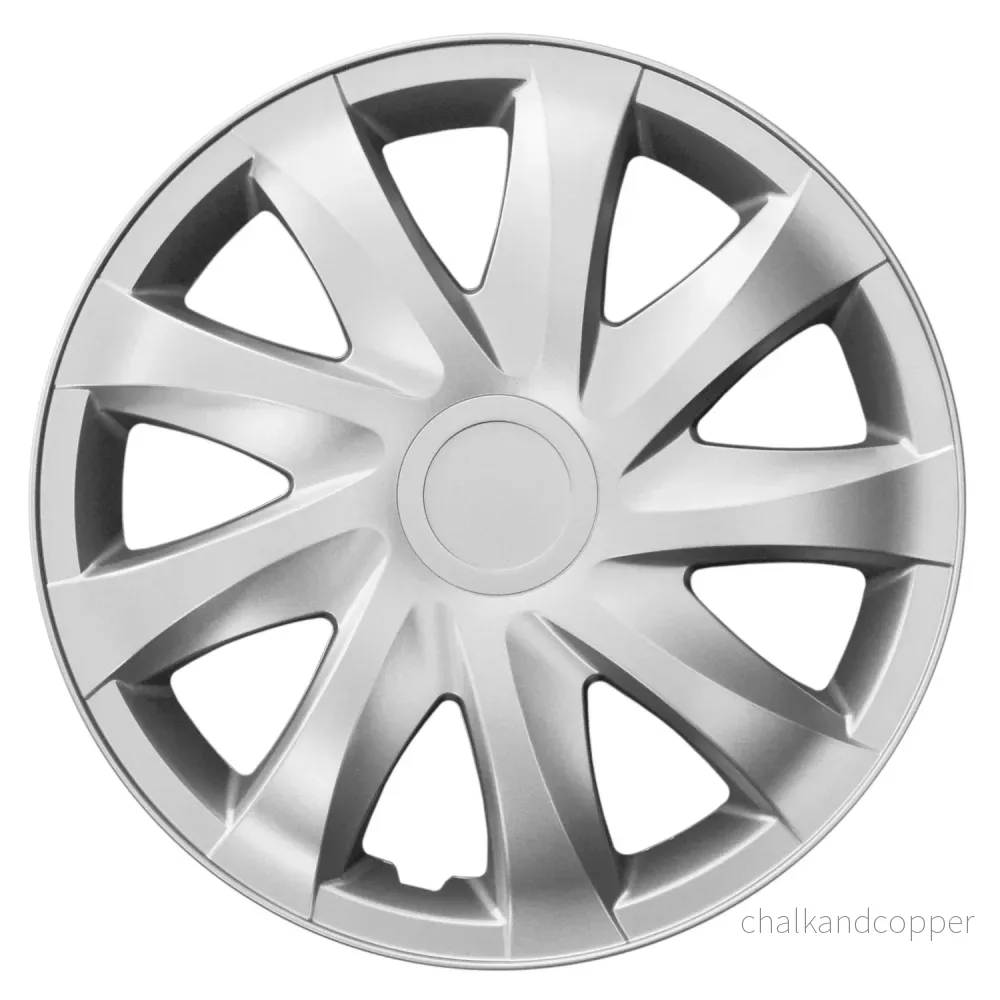 Universal hjulkapsel 13'' NRM Draco silver 4 st