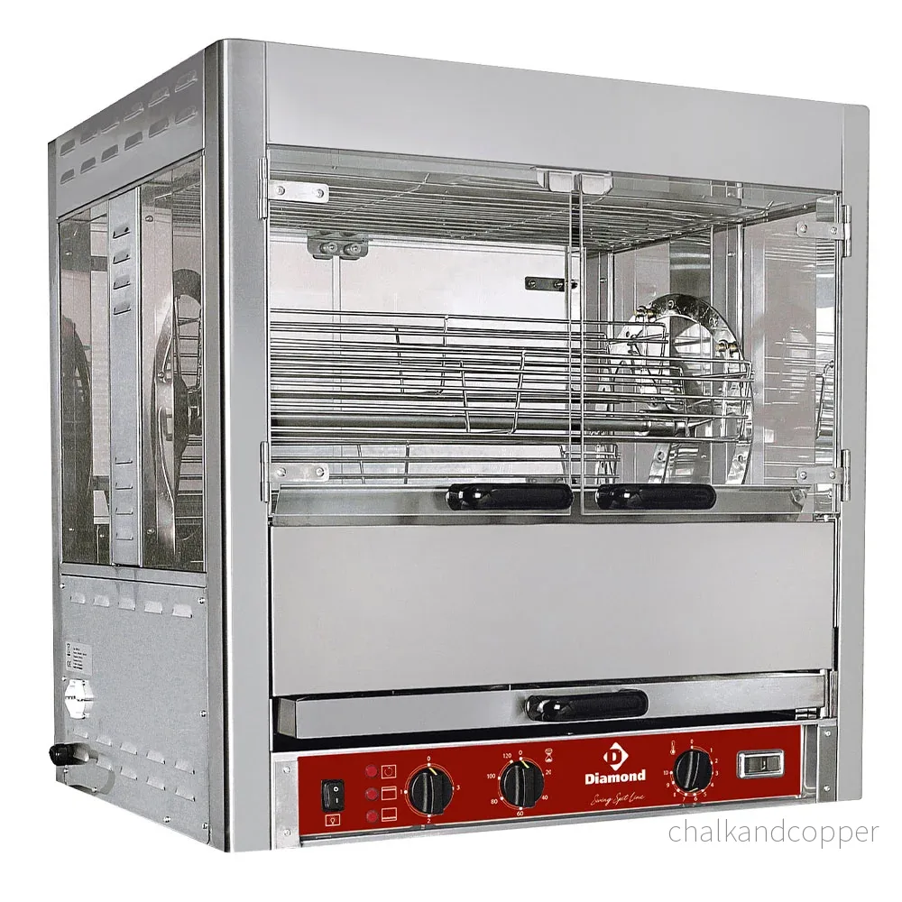 Roterande rotisserie, 25 kycklingar