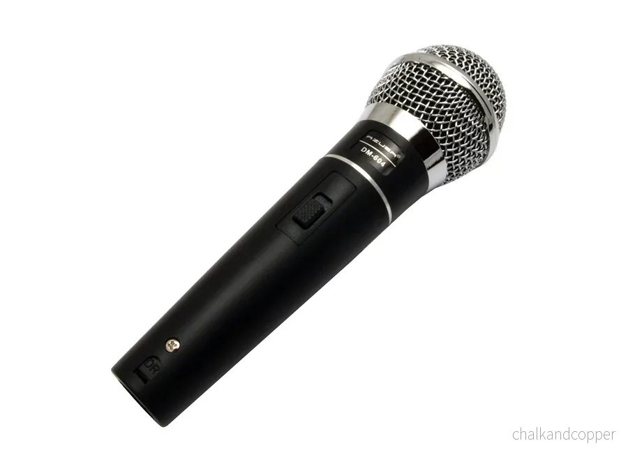 Dynamisk mikrofon Rebel DM-604 + fodral, kabel XLR - Jack 6,3 mm