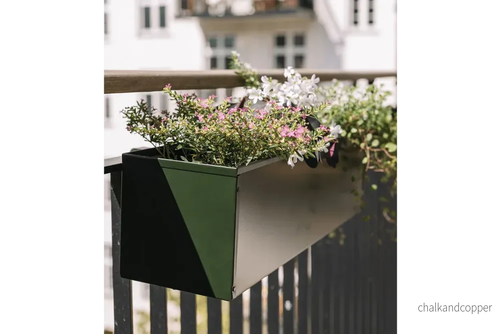 Liva balkonglåda grön 60 / 80 / 100 cm - Bild 2