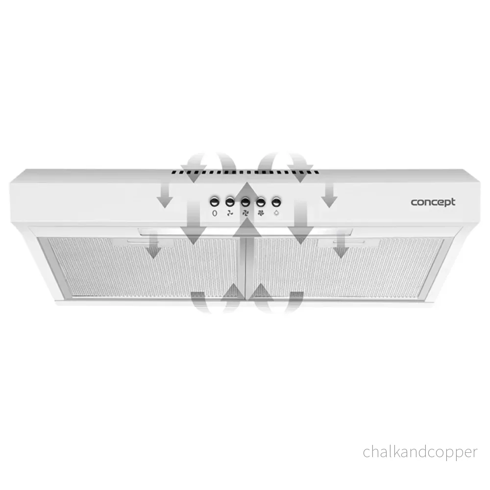 50cm Concept OPP1250wh kåpa med fettfilter - Bild 3