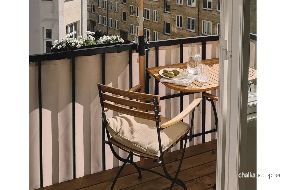Karla teak klappstol med armstöd - Bild 2