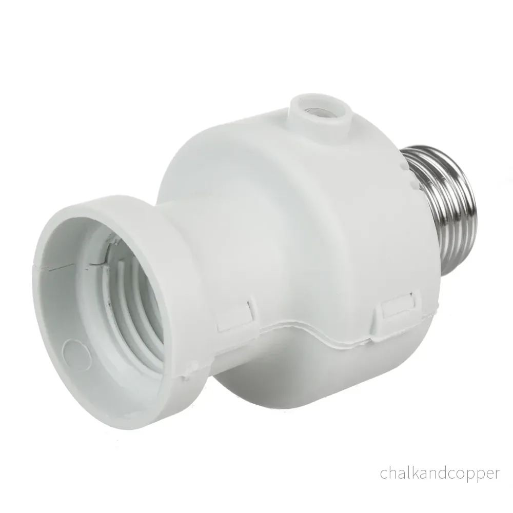 Maclean glödlampshållare, E27, max. 100W, med skymningssensor, timer, vit, MCE21W, 4 st - Bild 3