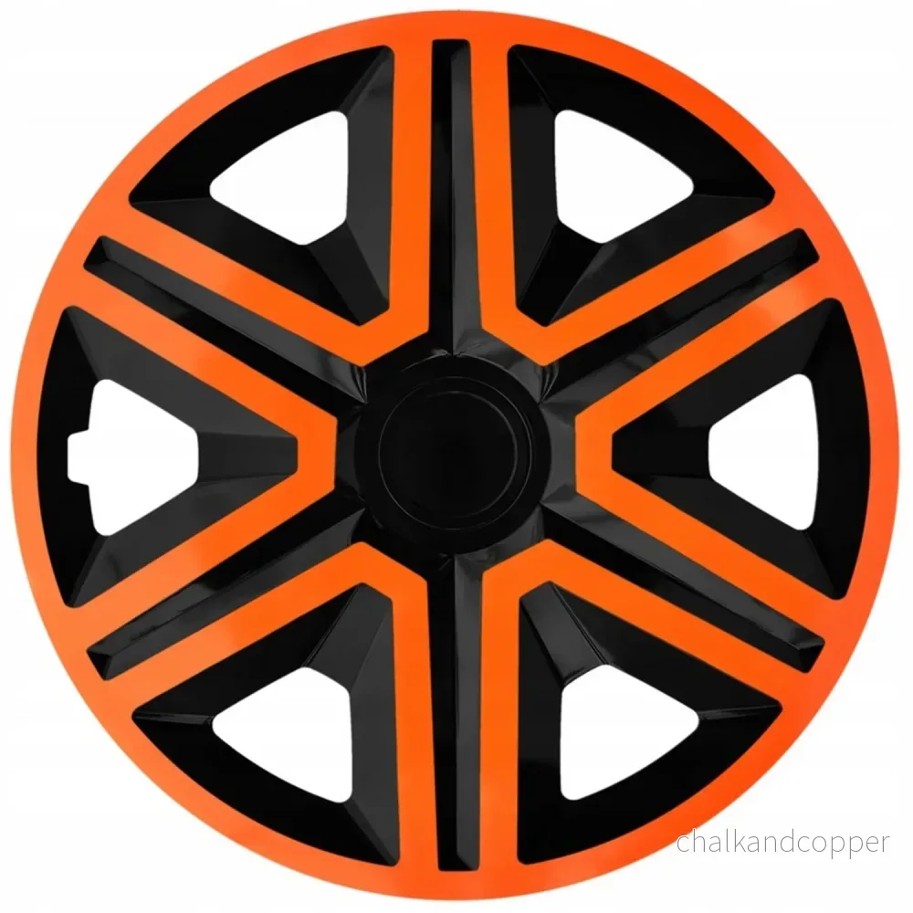 NRM Action Doublecolor orange/svart 15" universal navkapsel 1 del